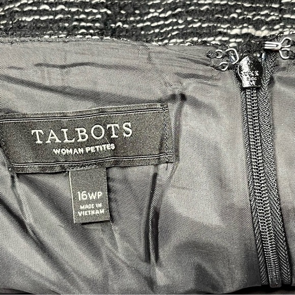 Talbots Wool Blend Tweed Skirt size 16WP - Picture 6 of 13
